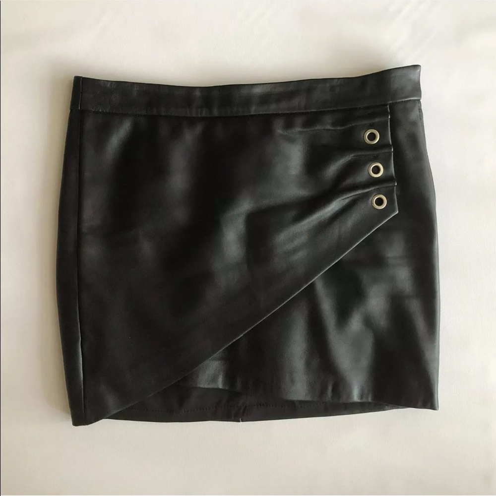 Mini Leather Skirt